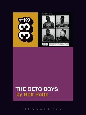 cover image of Geto Boys' The Geto Boys
